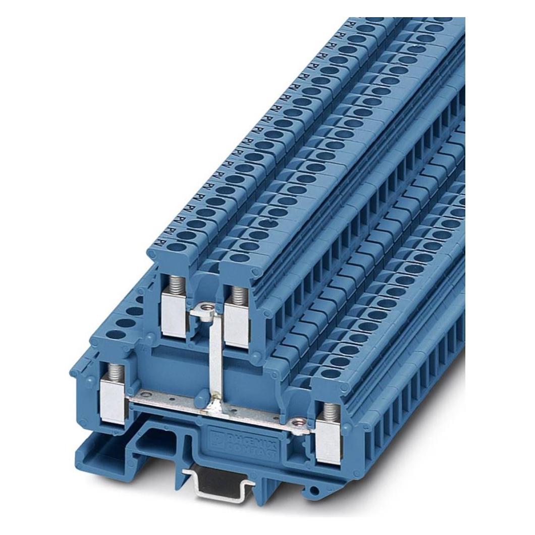 Phoenix Contact PHOE mini door klemmenblok, Kabels + Stekkers, Blauw