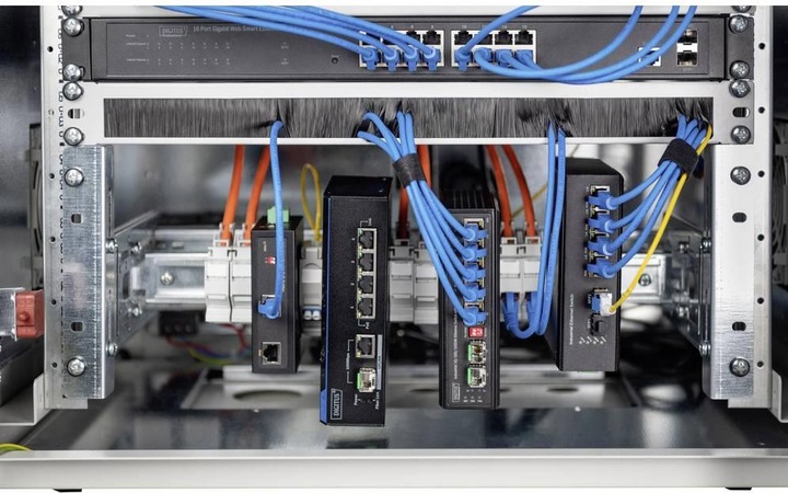 Image du produit Digitus 483 mm (19") Support de rail DIN, 4U