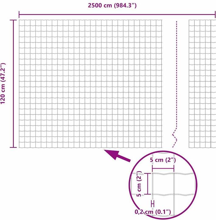 Produktbild vidaXL Eurozaun