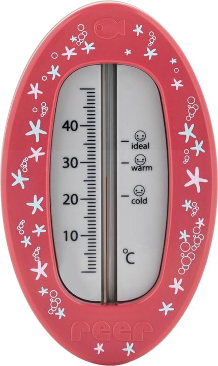 Produktbild Reer Badethermometer oval pink
