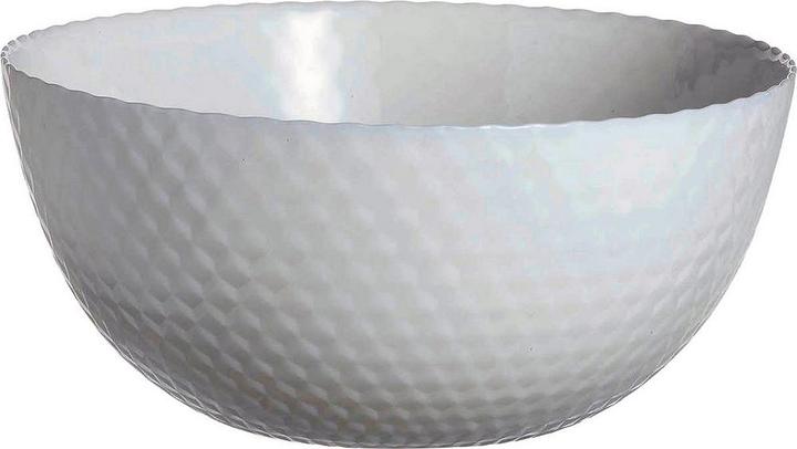 Luminarc Salatschüssel Pampille Blanco Weiss Glas (24 cm, 1 x)