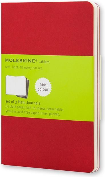 Actual product image Moleskine Notebooks Cahier (90 x 140 mm, Plain, Soft cover)