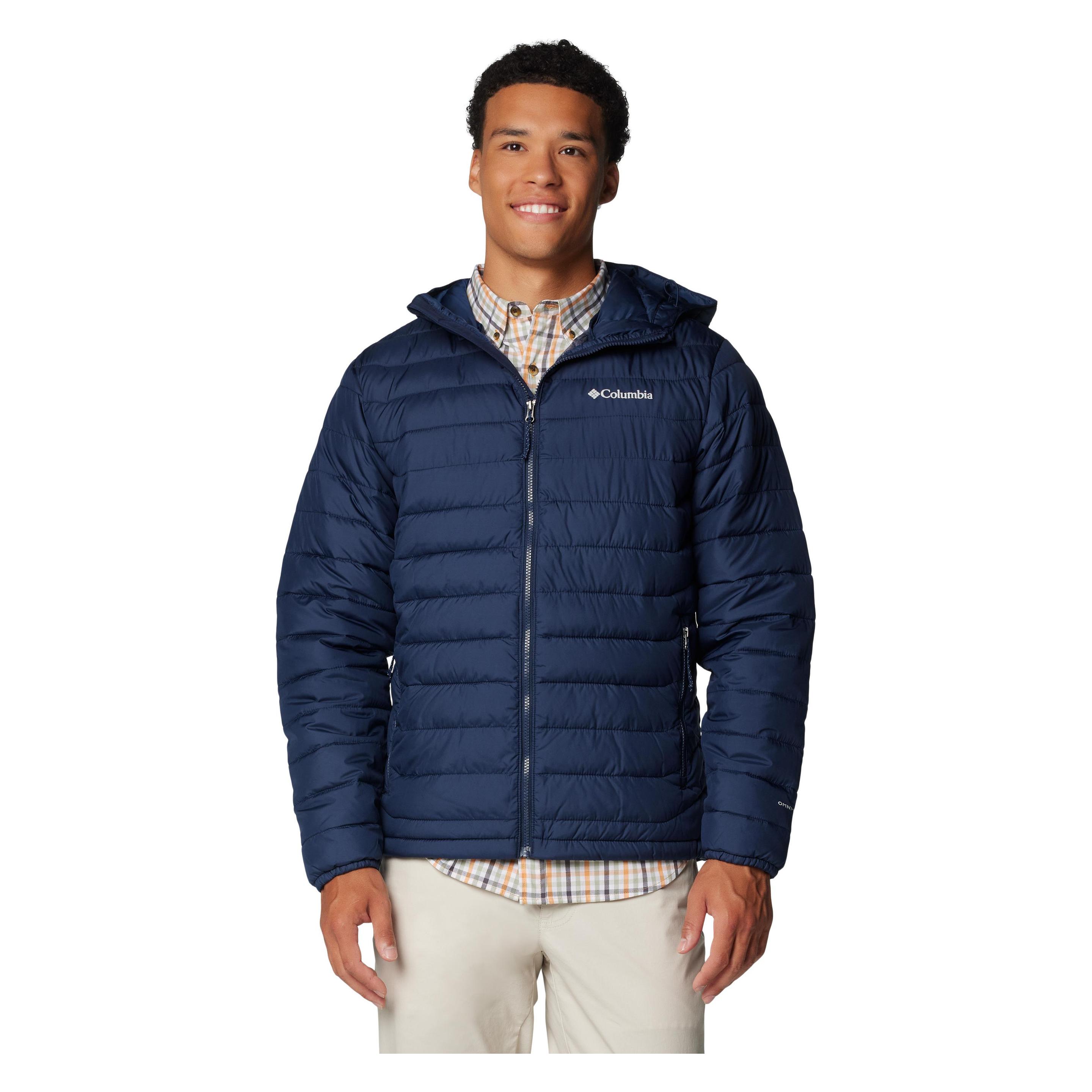 Columbia, Herren, Winterjacken, Powder Lite™ Ii Hooded Jacket, Blau, (M)