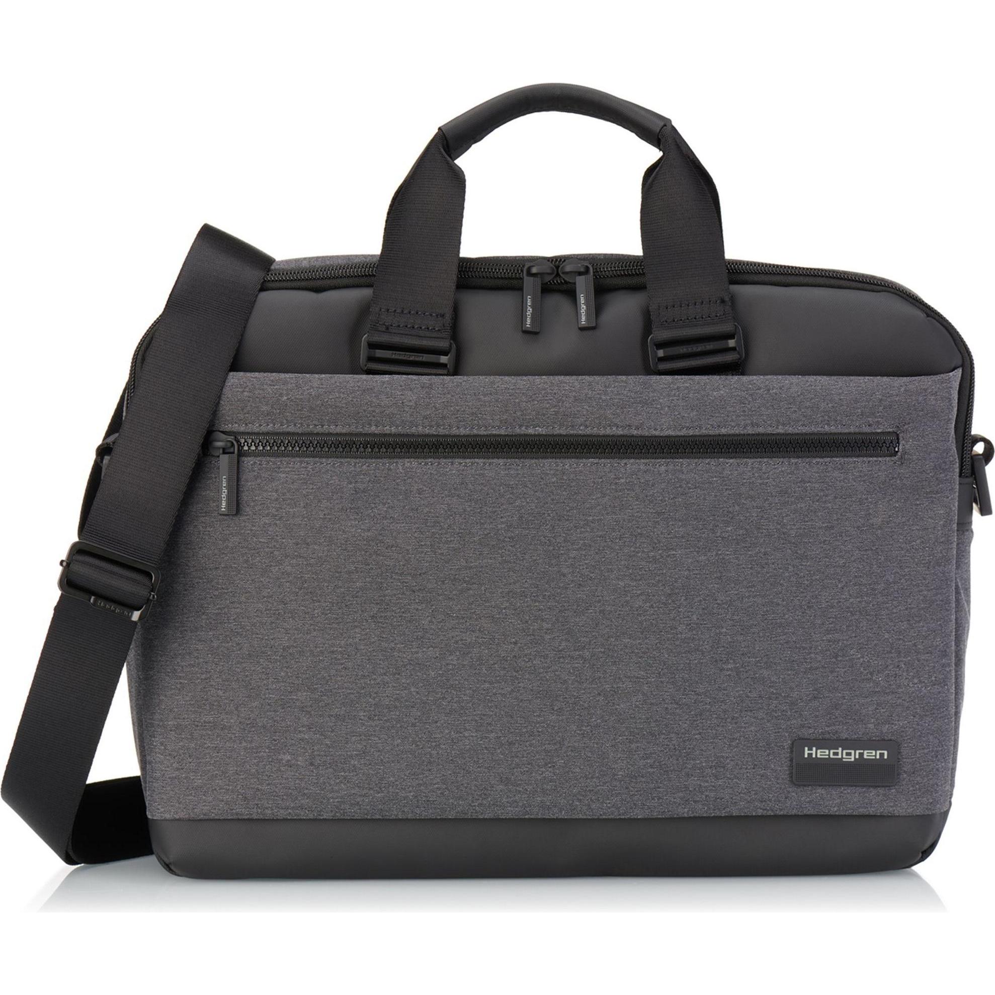 Hedgren Byte 2 Comp Briefcase 15.6" RFID - grau (15.60"), Notebooktasche, Grau