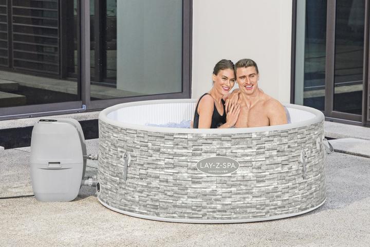 Actual product image Bestway Lay-Z-Spa® Vancouver AirJet Plus Hot Tub 5 Persons - 1.55m x 60cm (5 Persons)