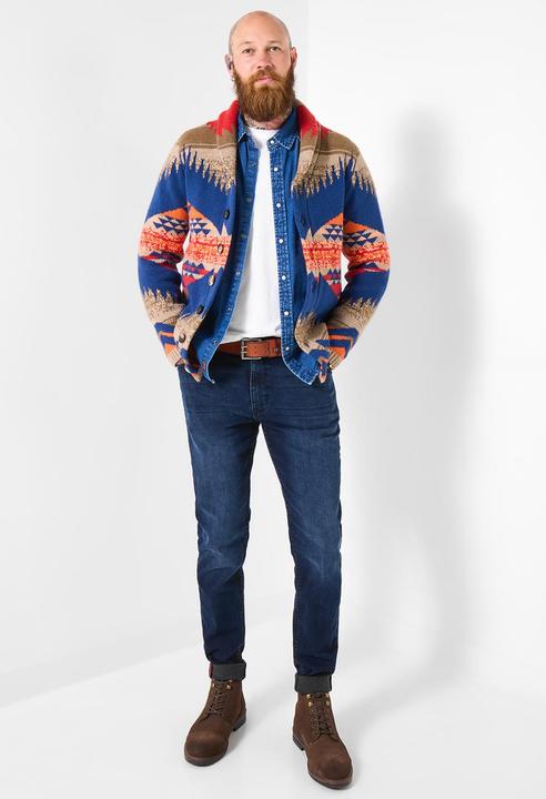 Produktbild Joe Browns Aztec Knit Pattern Wild Side Shawl Neck Cardigan (S)
