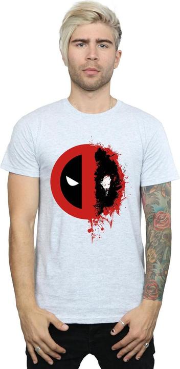 Produktbild Deadpool Split Splat Logo TShirt (S)