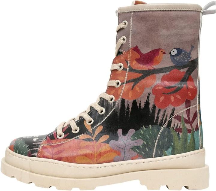 Actual product image Dogo Vegan Leather Multicolor Zip Boots (36)