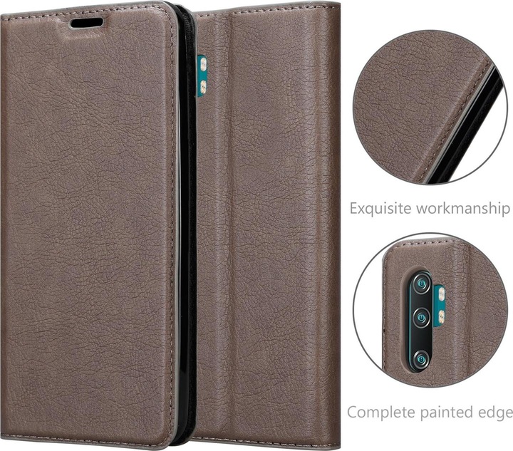 Actual product image Cadorabo Book Invisible Magnet Cover (Xiaomi Mi Note 10)