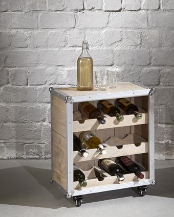 Actual product image HAKU Möbel Bottle rack (12 bottles, 53 x 33 x 63 cm)