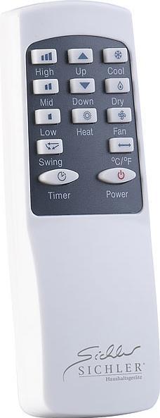 Produktbild Sichler Mobile Klimaanlage mit Heiz-Funktion, 12.000 BTU/h, 3.500 Watt (55 m², 11942.50 BTU/h)