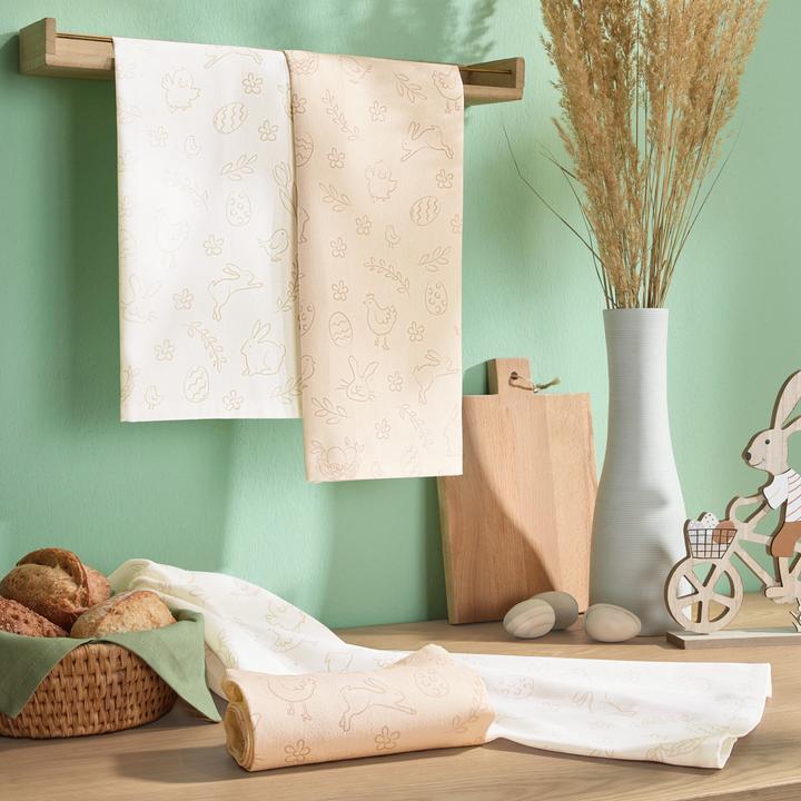 Produktbild Erwin Müller Geschirrtuch im 4er-Pack (70 x 50 cm)