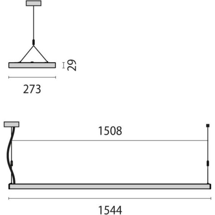 Thumbnail - Performan, Pendelleuchte, LED-Pendelleuchte 4000K DALI 8629461786410