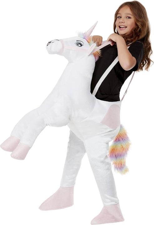 Actual product image Smiffys Childrens/Kids Ride In Unicorn Piggy Back Costume (One size)