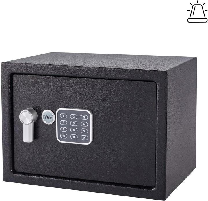 Immagine prodotto Yale Cassaforte Value Safe con allarme e tastiera M, 16,3 l (16.30 l)