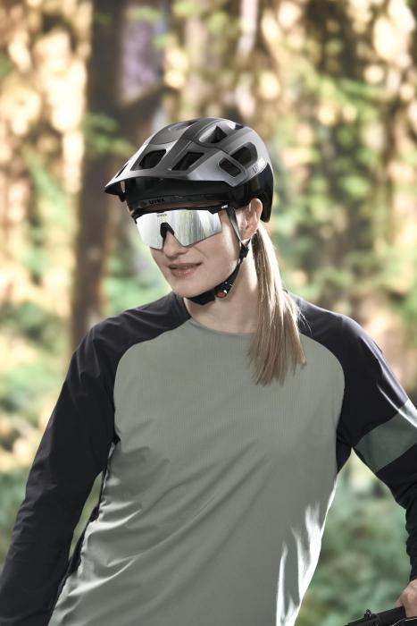 Actual product image Uvex flowline (Clear, Mirror Silver)