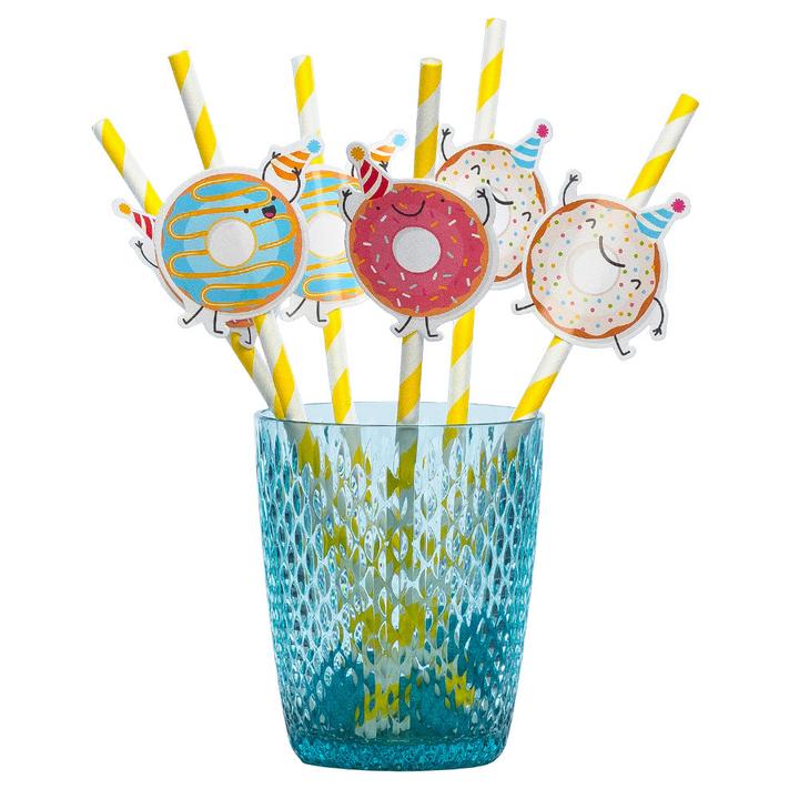 Produktbild Boland 6 Papierhalme Donut 20cm (6x)