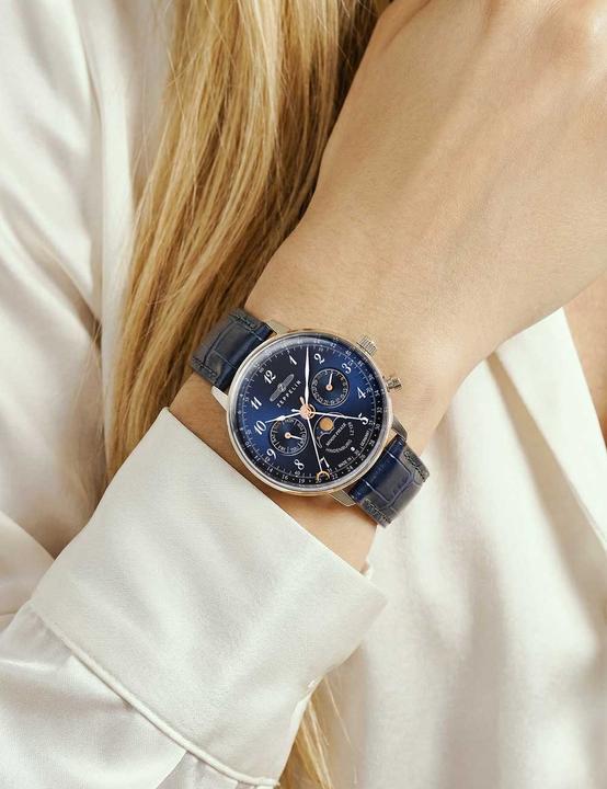 Immagine prodotto Zeppelin LZ129 Hindenburg fase lunare - 70373 (Orologio da polso analogico, 36 mm)