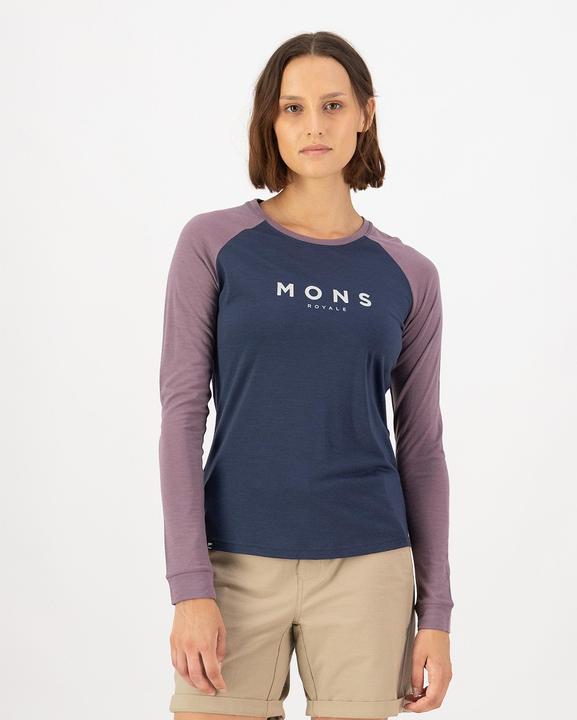 Actual product image Mons Royale Icon Merino Raglan Long Sleeve (XL)
