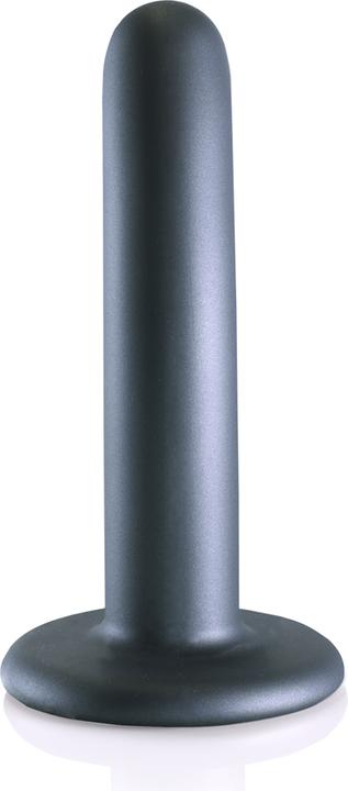 Actual product image Ouch! Smooth G-Spot Dildo - 5" / 12 cm - Gun Metal