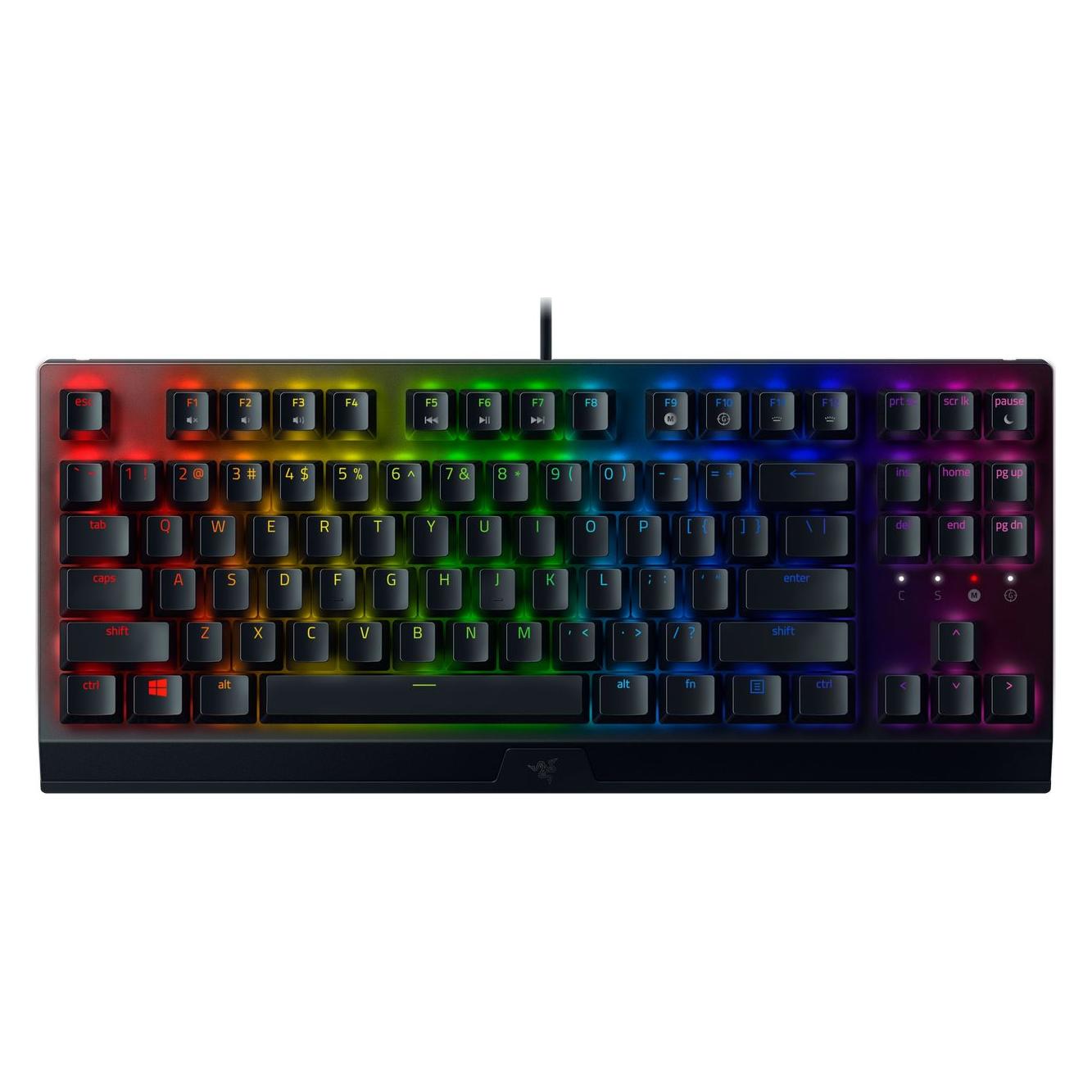 Razer BlackWidow V3 TKL (US, Kabelgebunden), Tastatur, Schwarz