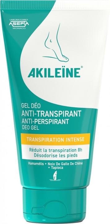 Image du produit Akileïne Gel Déodorant Biactif Vert (Crème et gel pour les pieds, 75 ml)