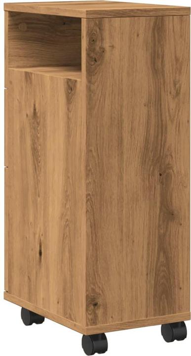 Produktbild vidaXL Badschrank Schmal mit Rollen