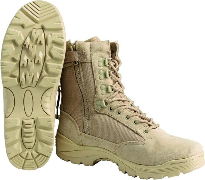 Actual product image Mil-tec Tactical Boot M.Ykk Zipper Khaki 42 (42)