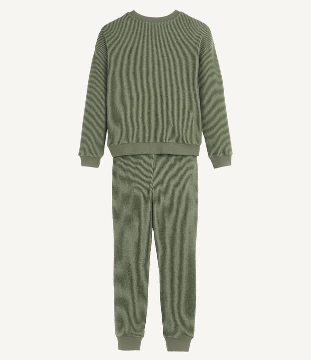 Actual product image La Redoute Collections Pyjama mit Waffelstruktur (98)