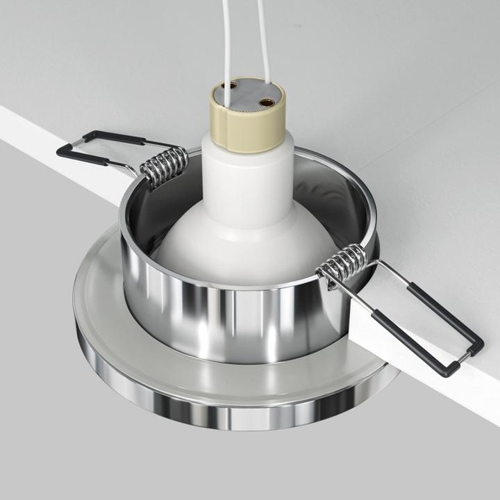 Produktbild Maytoni Stark Downlight, Einbauleuchte GU10 Silber-Farbe IP65 Ø8,4mm (GU10)