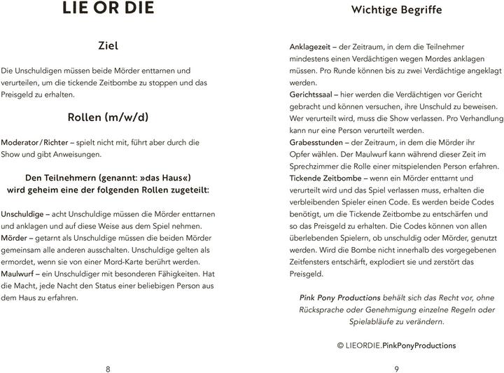 Image du produit Lie or Die (Allemand, A. J. Clack, Sonja Fiedler-Tresp, 2026)
