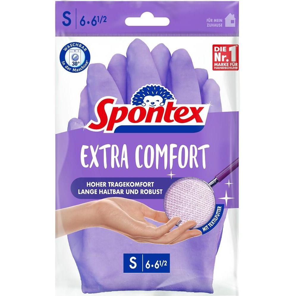 Spontex, Schutzhandschuhe, Haushaltshandschuhe Extra Comfort Gr. 6 (6)