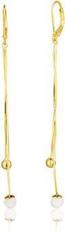 Produktbild JVD - Long gold-plated dangle earrings SVLE1913XE9GO00