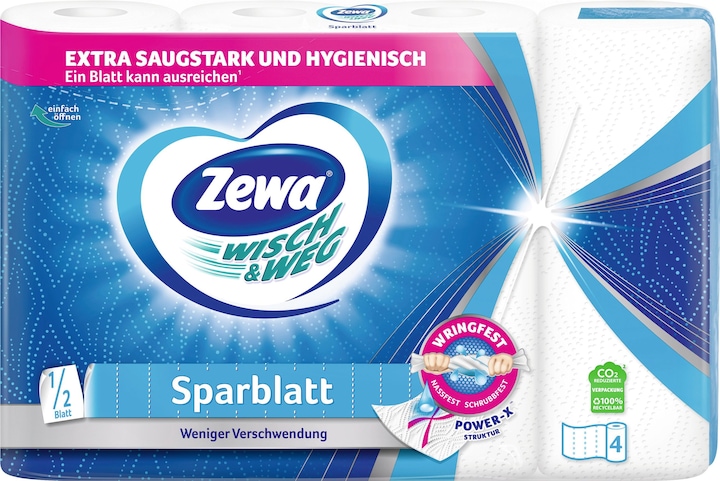 Zewa Wipe&Way economy sheet 4Ro (4 x)