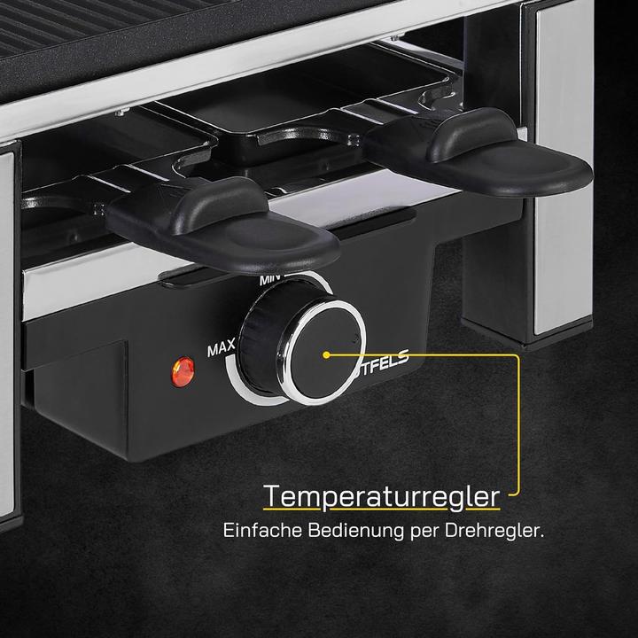 Productafbeelding Gutfels 4-pan RACLETTE 4010 Voor maximaal 4 personen Anti-aanbaklaag Omslagplaat S