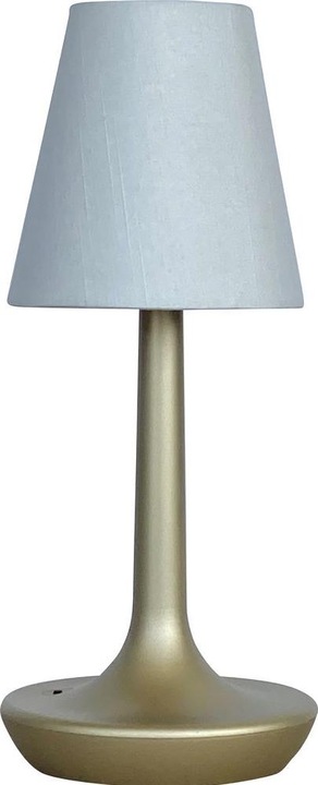 Produktbild Lichtix Akkuleuchte, HF Tischlampe gold weiss (140 lm)