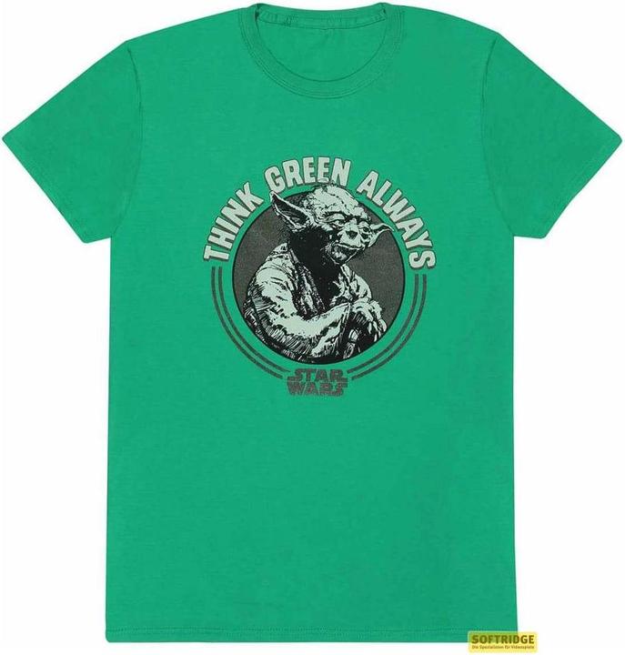 Actual product image Star Wars - Yoda Think Green Always (L)