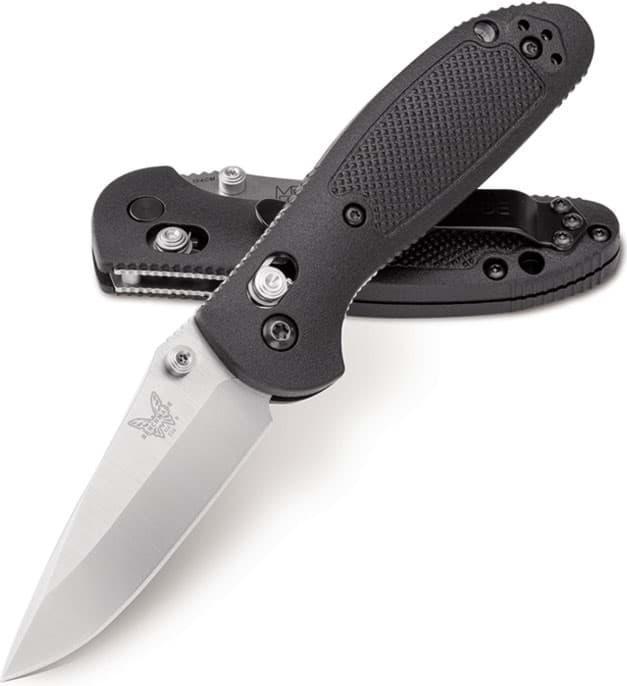 Immagine prodotto Benchmade Mini Griptilian Drop Lama nera satinata (7.39 cm)