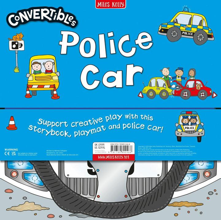 Immagine prodotto Convertible Police Car (Inglese, Miles Kelly, 2025)