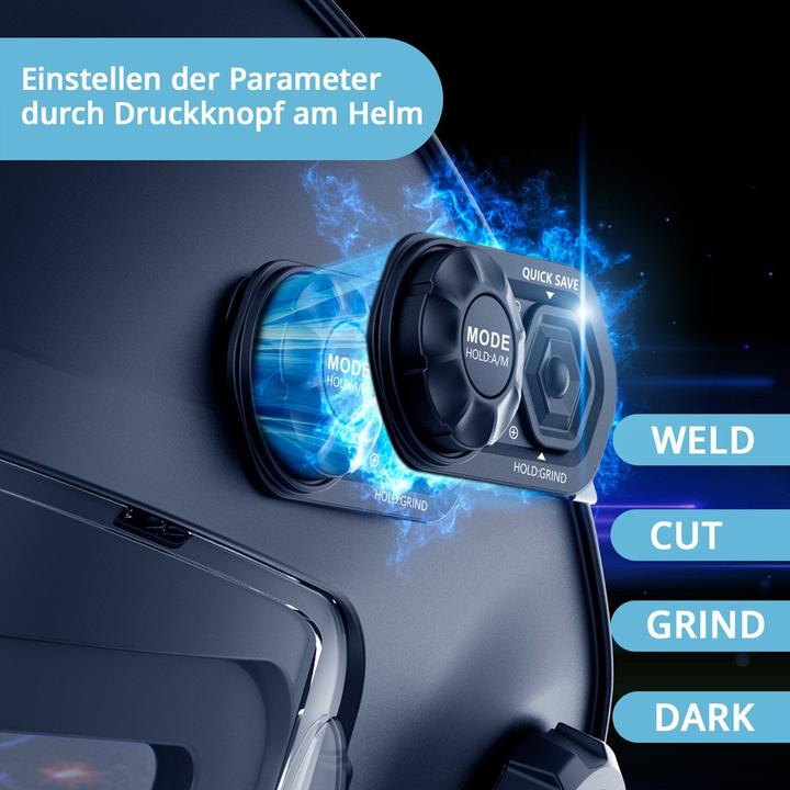 Actual product image Stahlwerk Split 3-in-1 automatic welding helmet