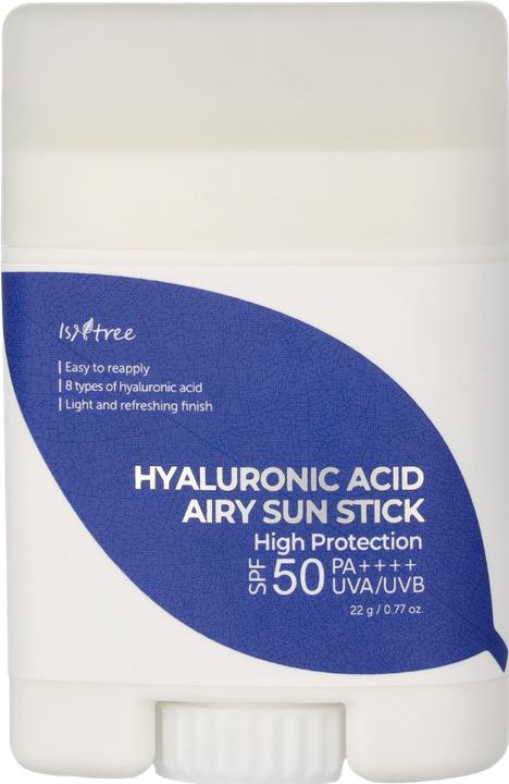 Isntree Hyaluronic Acid Airy Sun Stick (Sun stick, SPF 50, 22 ml, 22 g)