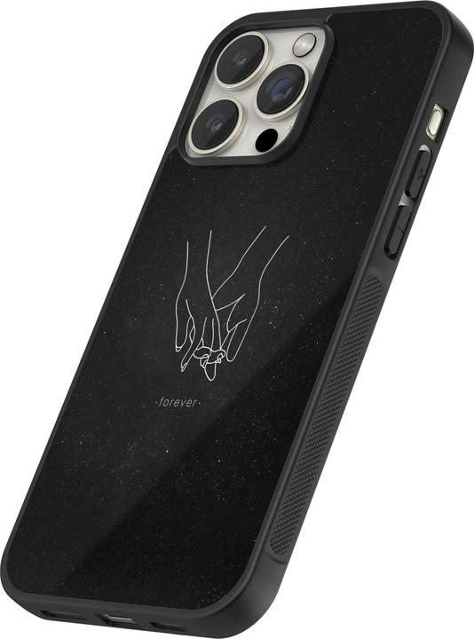 Image du produit PhoneLook Coque Silicone rigide noir Valentine 2023 hands forever (Apple iPhone 12 Pro Max)