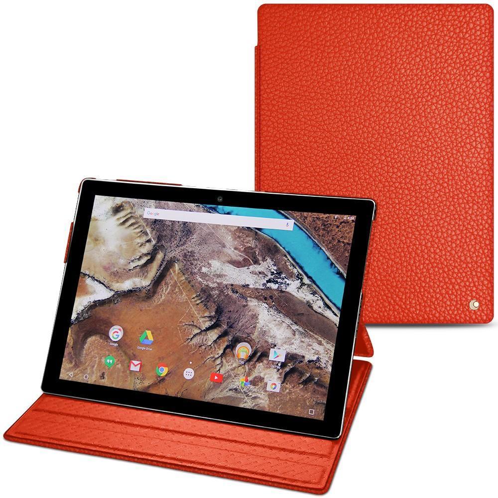 Noreve Lederschutzhülle vertikal (Pixel C), Tablet Hülle, Orange