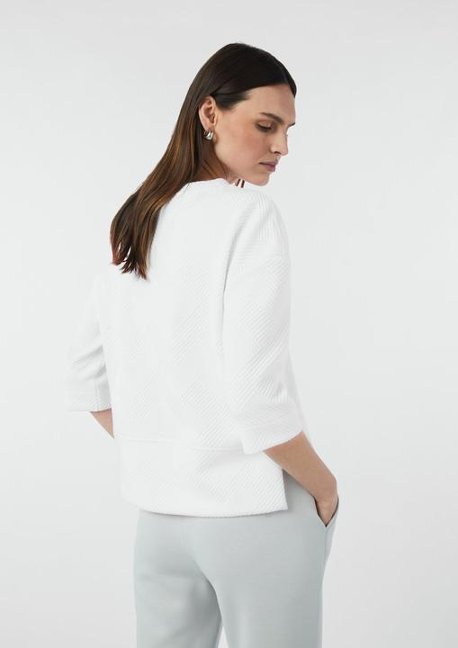 Actual product image Comma Sweatshirt Strukturiertes Relaxed-Fit-Sweatshirt mit 3/4-Ärmeln (38)