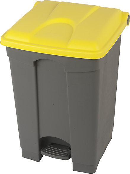 Image du produit kaiserkraft Collecteurs de déchets à pédale en plastique (45 l)