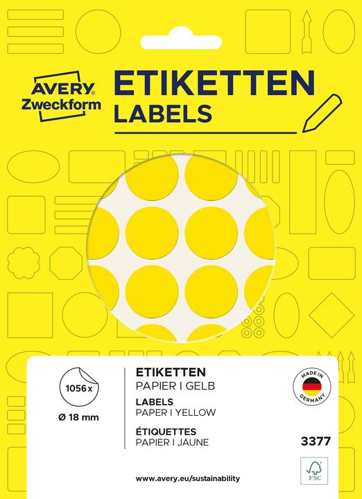 Produktbild Avery Markierungspunkte permanent