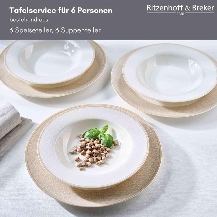 Actual product image Ritzenhoff & Breker Geo Tafelservice (12 pcs.)
