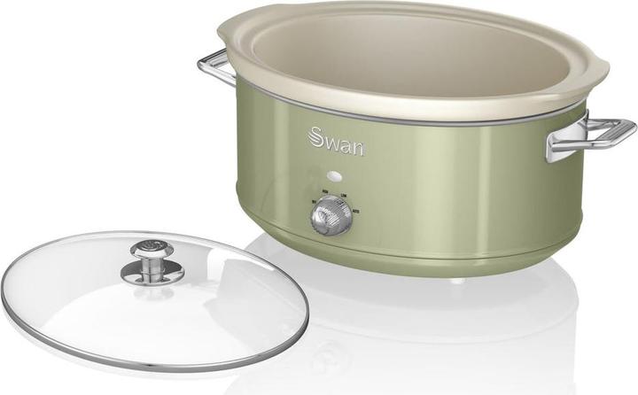 Immagine prodotto Swan Pentola Retro Slow Cooker 6,5L Verde