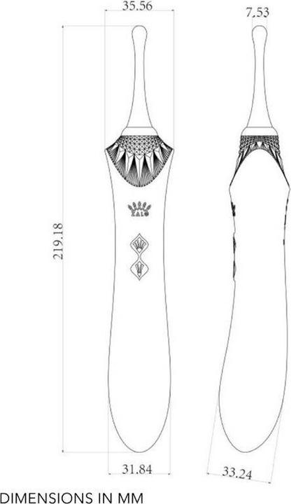 Actual product image Zalo Bess 2 Clitoral Massager Velvet Purple