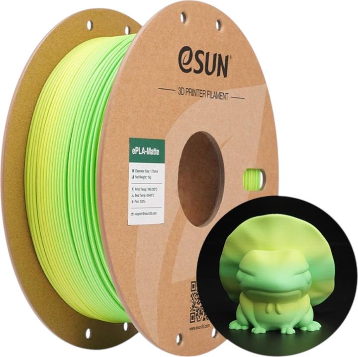 Image du produit eSUN ePLA-Matte Rainbow Paddy Field Filament 1.75mm 1Kg (PLA, 1.75 mm, 1000 g, Multicolore)